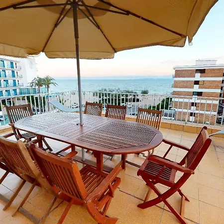 Atico Con Vista Mar. 50 M De La Playa - Casa Nova 13 Apartamento Rosas